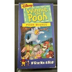 Disney Winnie the Pooh - Pooh Friendship - Pooh Wishes (VHS, 1997)‎ Video Tape